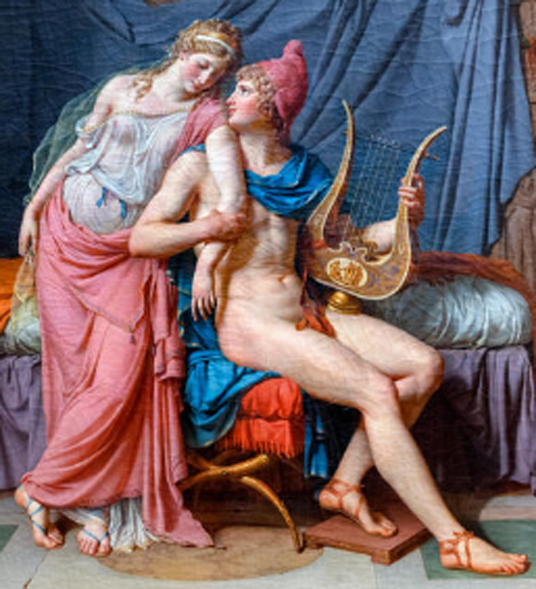 Helen and Paris the prince of Troy