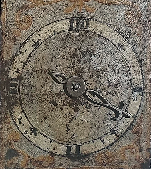 Roman numerals on clock dials.