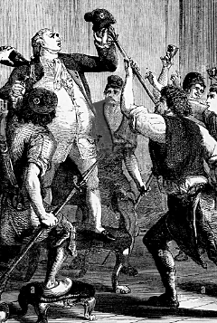 Mouchet and Louis XVI  1792