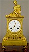A rare French Empire ormolu mantel clock by Denière à Paris