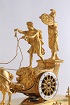 A VERY FINE EMPIRE ORMOLU CHARIOT MANTEL CLOCK, 
LE ROY, PARIS CIRCA 1815