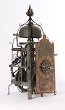 A South German Gothic iron chamber clock with alarm, circa 1600.