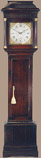 A 30 Hour dark oak longcase with brass dial by William Bunch of Bramshott.