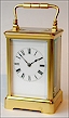 A good quality timepiece carriage clock by the respected maker Henri Jacot. Circa 1890.
