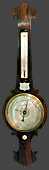Victorian Banjo Barometer, dated 1851
