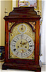 An ebonized quarter repeating bracket clock, circa 1730