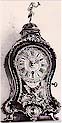 Bracket (Cartel) clock with a brown inlaid Boulle (marquetterie) case. LE VACHER À FÈCAMP 